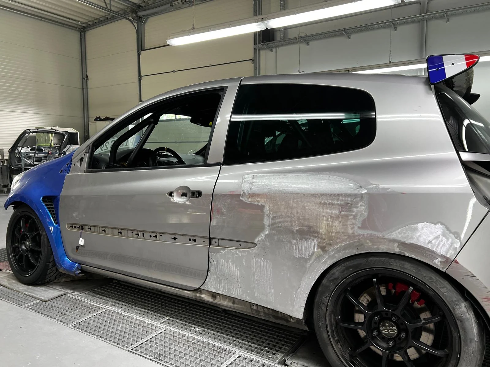 Renault Clio RS Vorher, Unfallschaden Seite